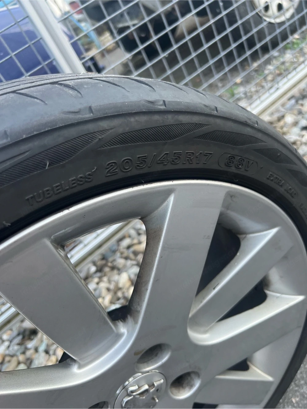 Original Peugeot 17 Zoll Alufelgen