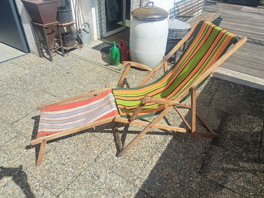 Alter Liegestuhl