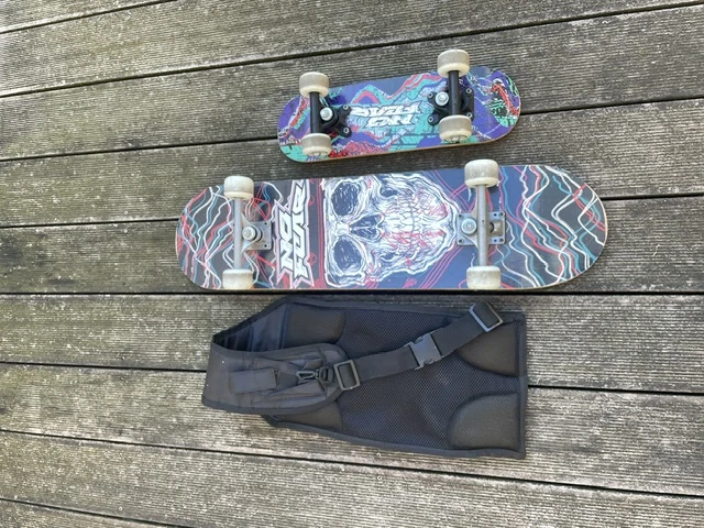 2 Skateboards + Skateboardtasche