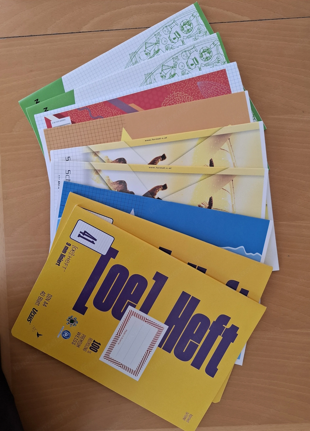 Verschiedene Schulhefte neu!