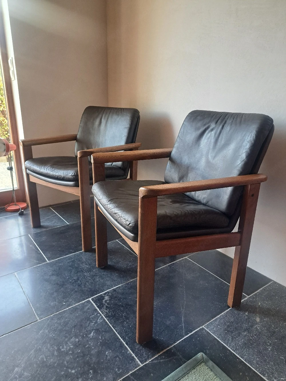 2 Vintage Sessel Leder