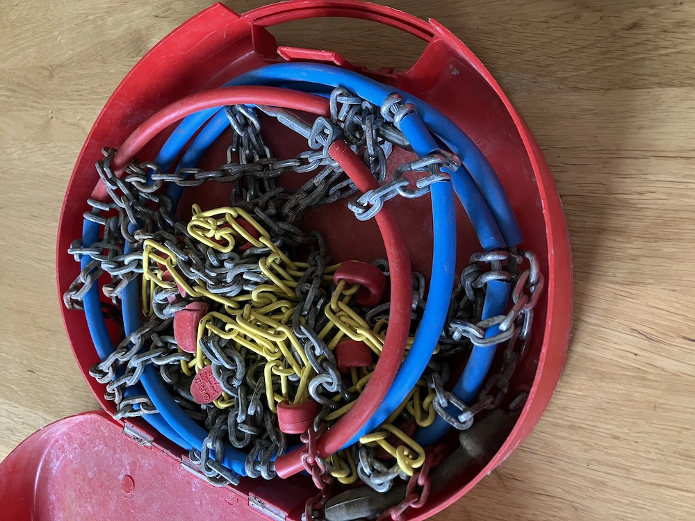 Schneeketten gebraucht für Transporter T4 und andere