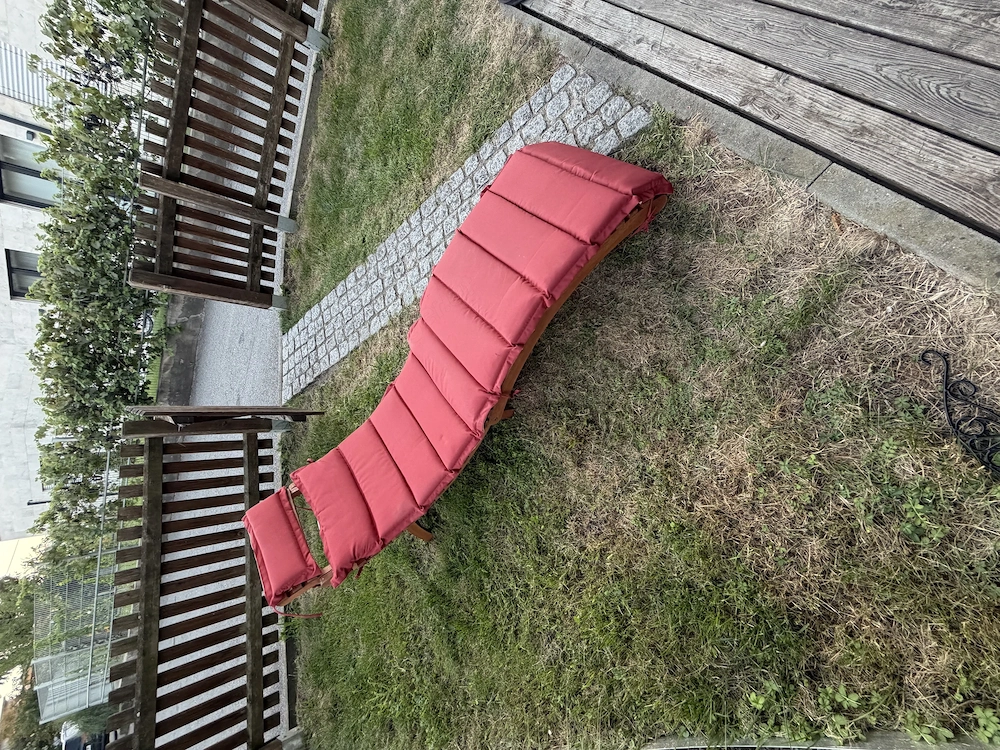 Verkaufe Hartholz Sonnenliege