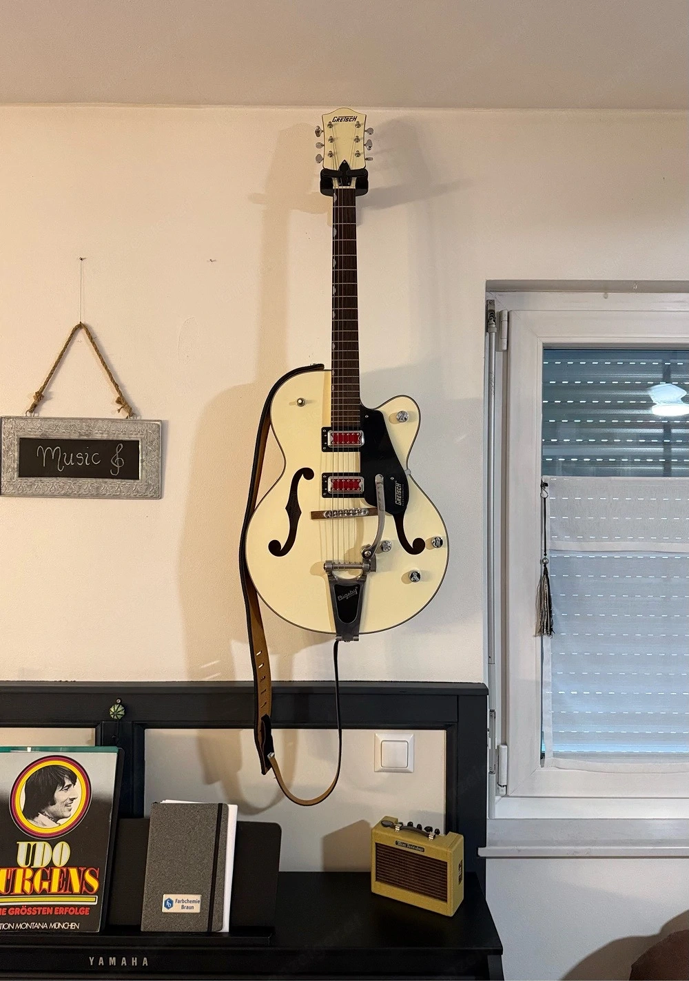 Gretsch G5410T Rat Rot - Matte Vintage White