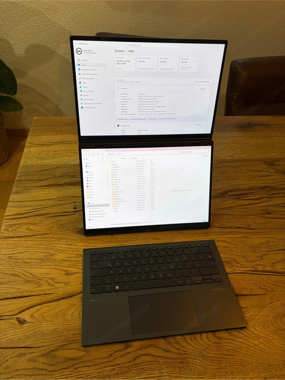Laptop Asus ZenBook duo