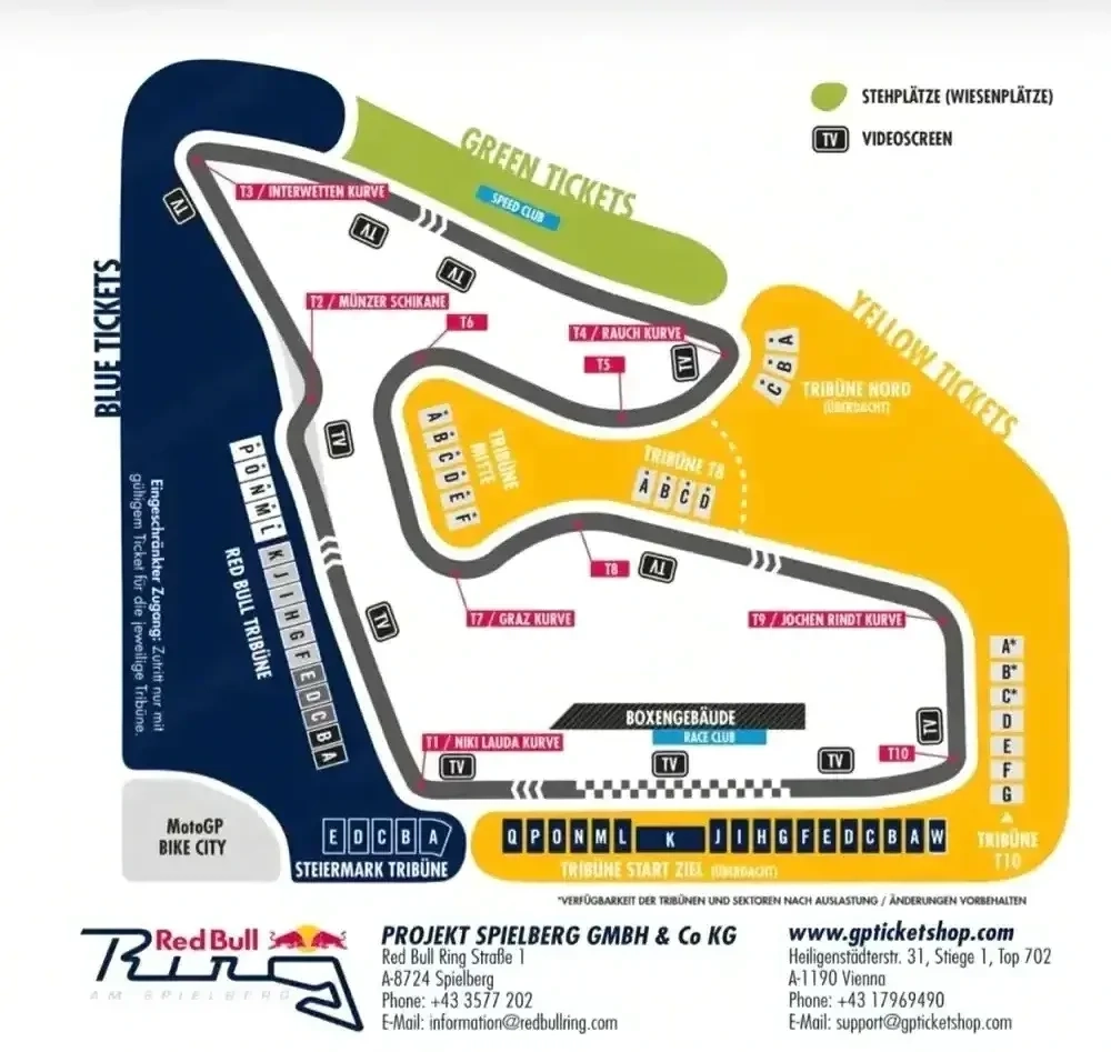 Weekend Ticket - Moto GP Austria Red Bull Ring