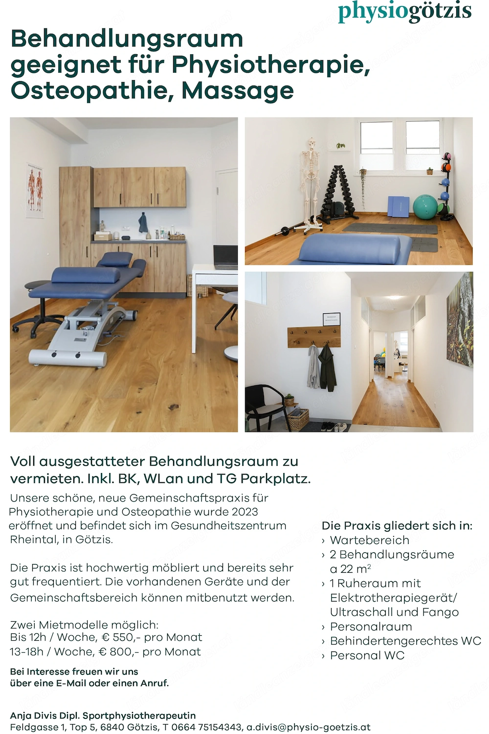 Behandlungsraum zur Mitnutzung