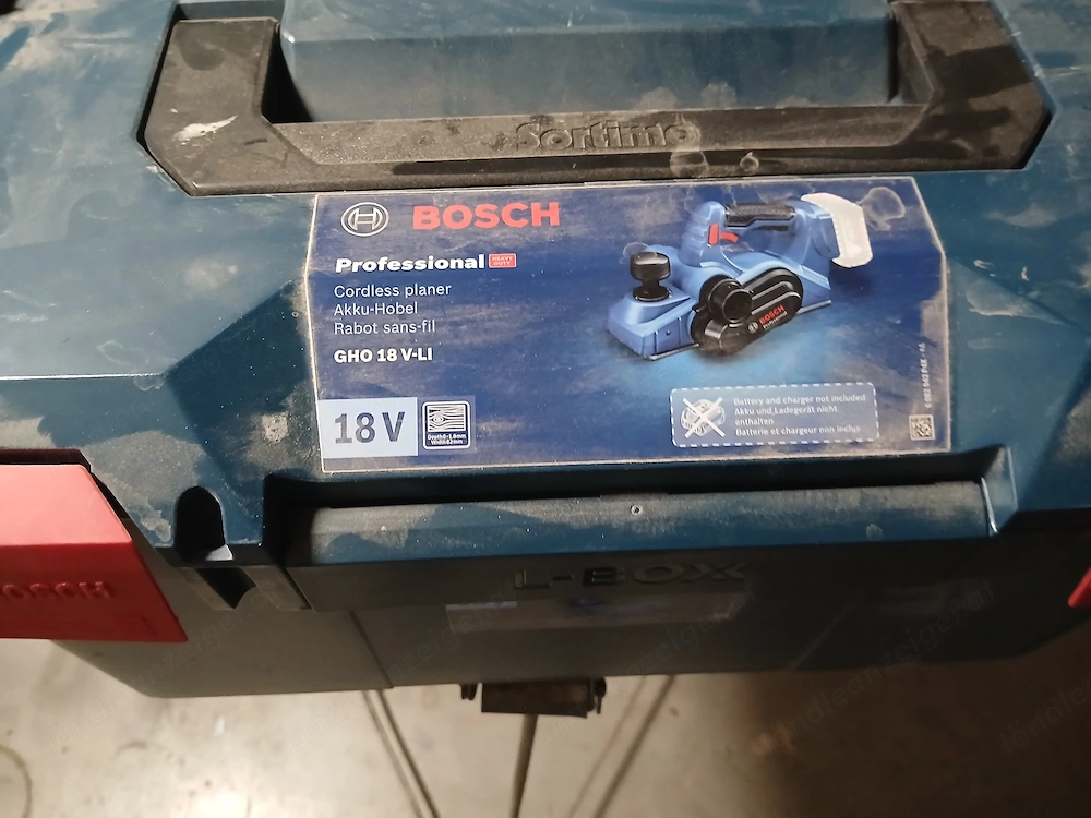 Bosch Akku Hobel solo 