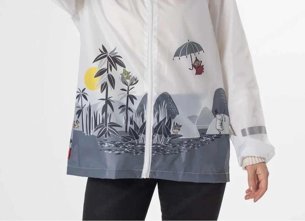 Regenjacke Kinder Gr. 100-125 "MOOMINS on the island"
