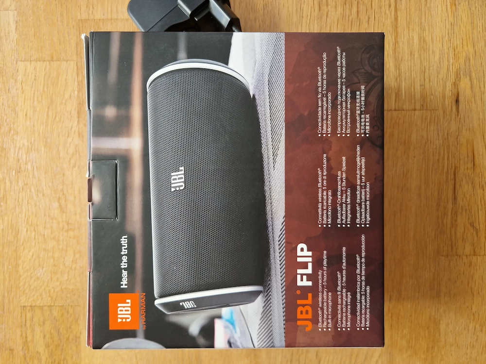 JBL Flip 1 (1Generation) Bluetooth Lautsprecher - OVP & Orginal Netzteil