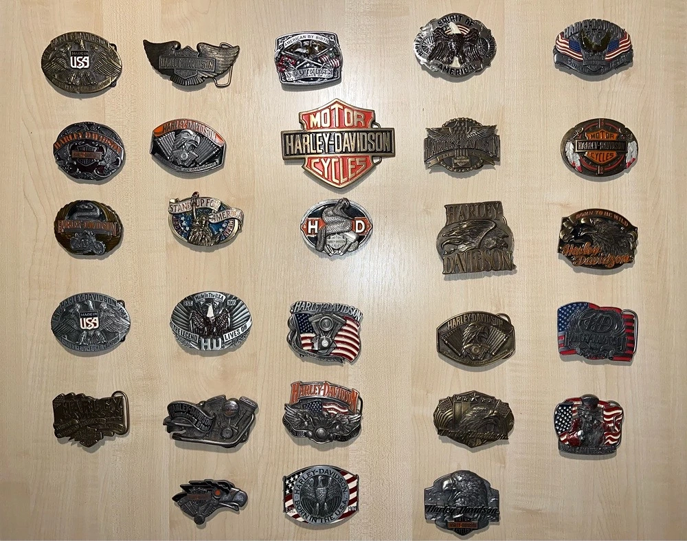 Vintage Harley Davidson Gürtelschnallen