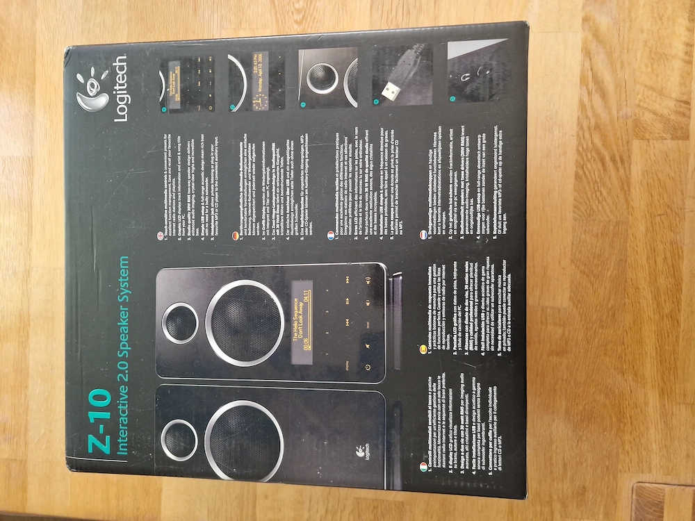 Logitech Z-10 Interactive 2.0 Lautsprechersystem | Wie NEU in OVP