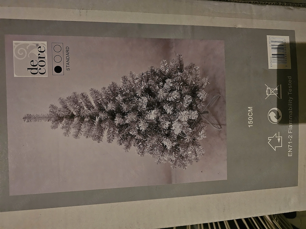 Künstlicher Weihnachtsbaum in Silber