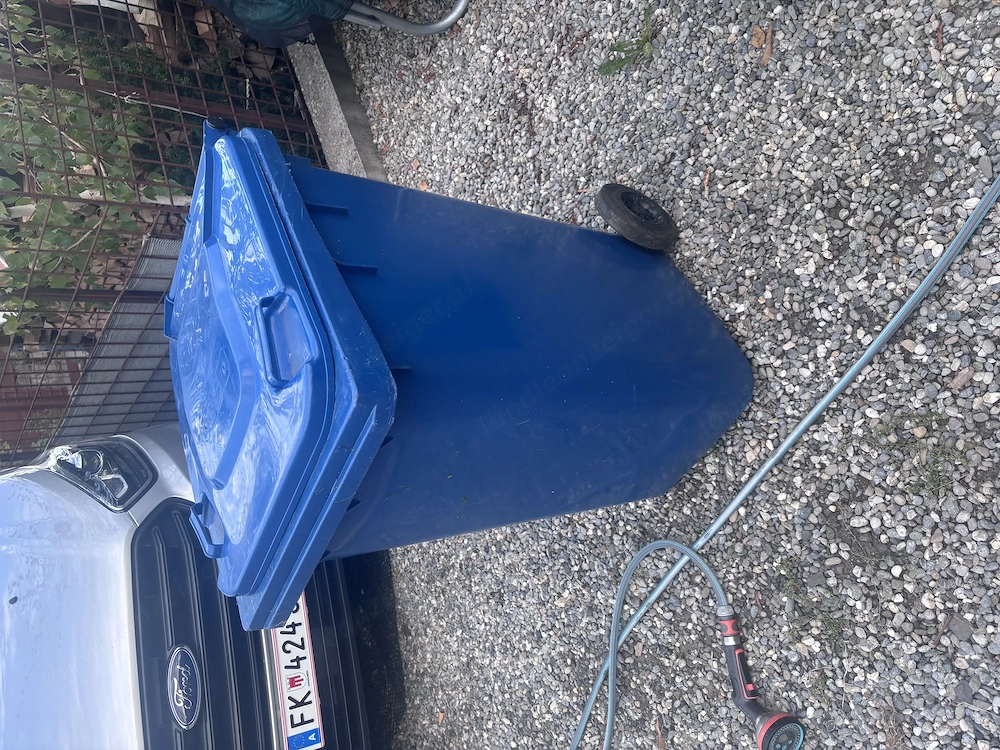 Mülltonne 240l blau 