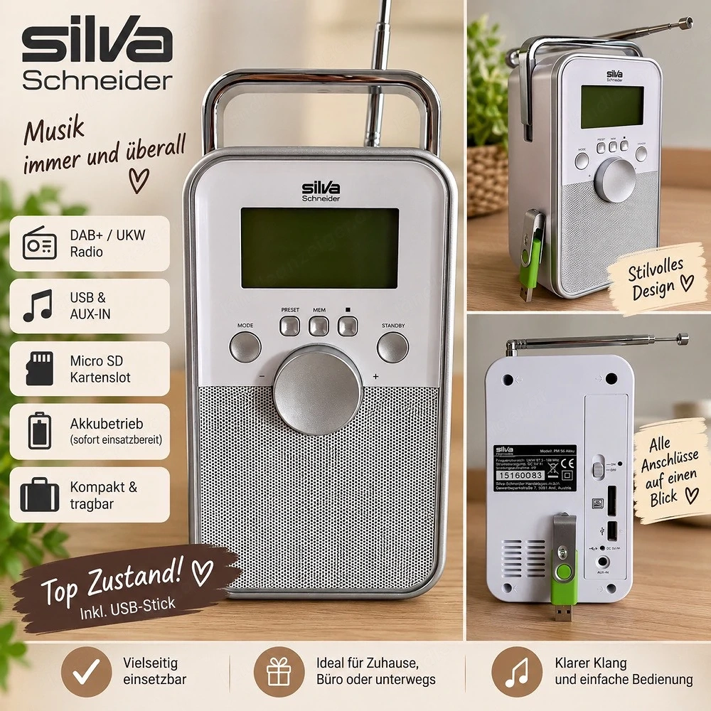 Radio tragbar von SILVA Schneider