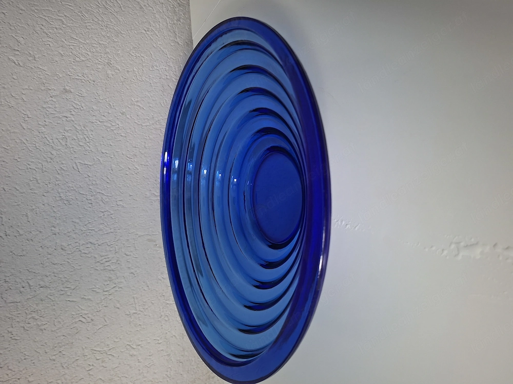 Schale 35 cm blau