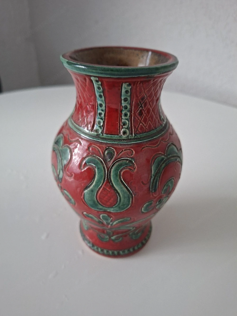 Vase rot guter Zustand