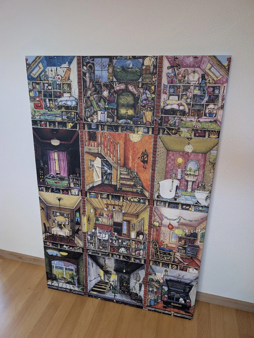 Bild Leinwand "Das Haus" Higgledy Piggledy Home Kunst