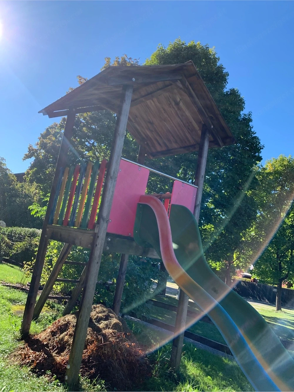 Spielturm Rutsche