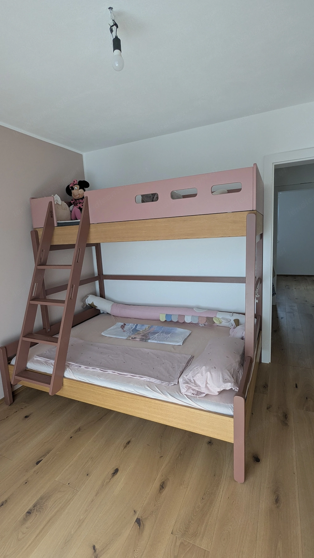 Flexa Hochbett (Familienbett mit Leiter und Absturzsicherung) 