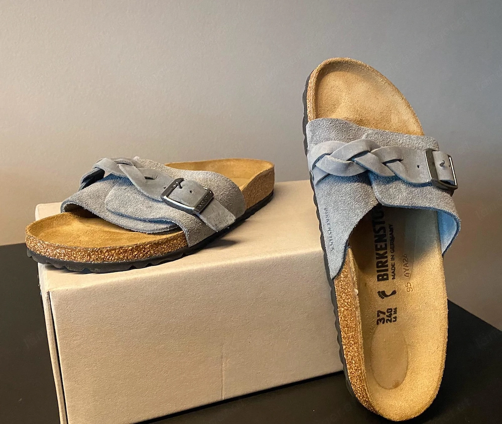 Birkenstock Sandalen Veloursleder in Größe 37 (S) - NEU 