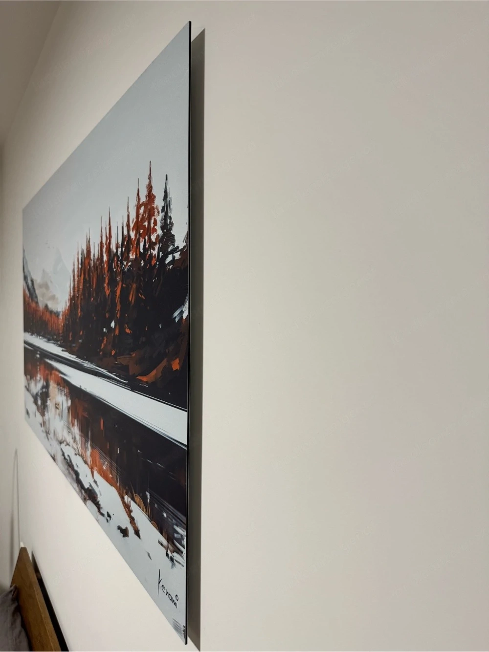 Alu-Dibond Wandbild Landschaft   Berge