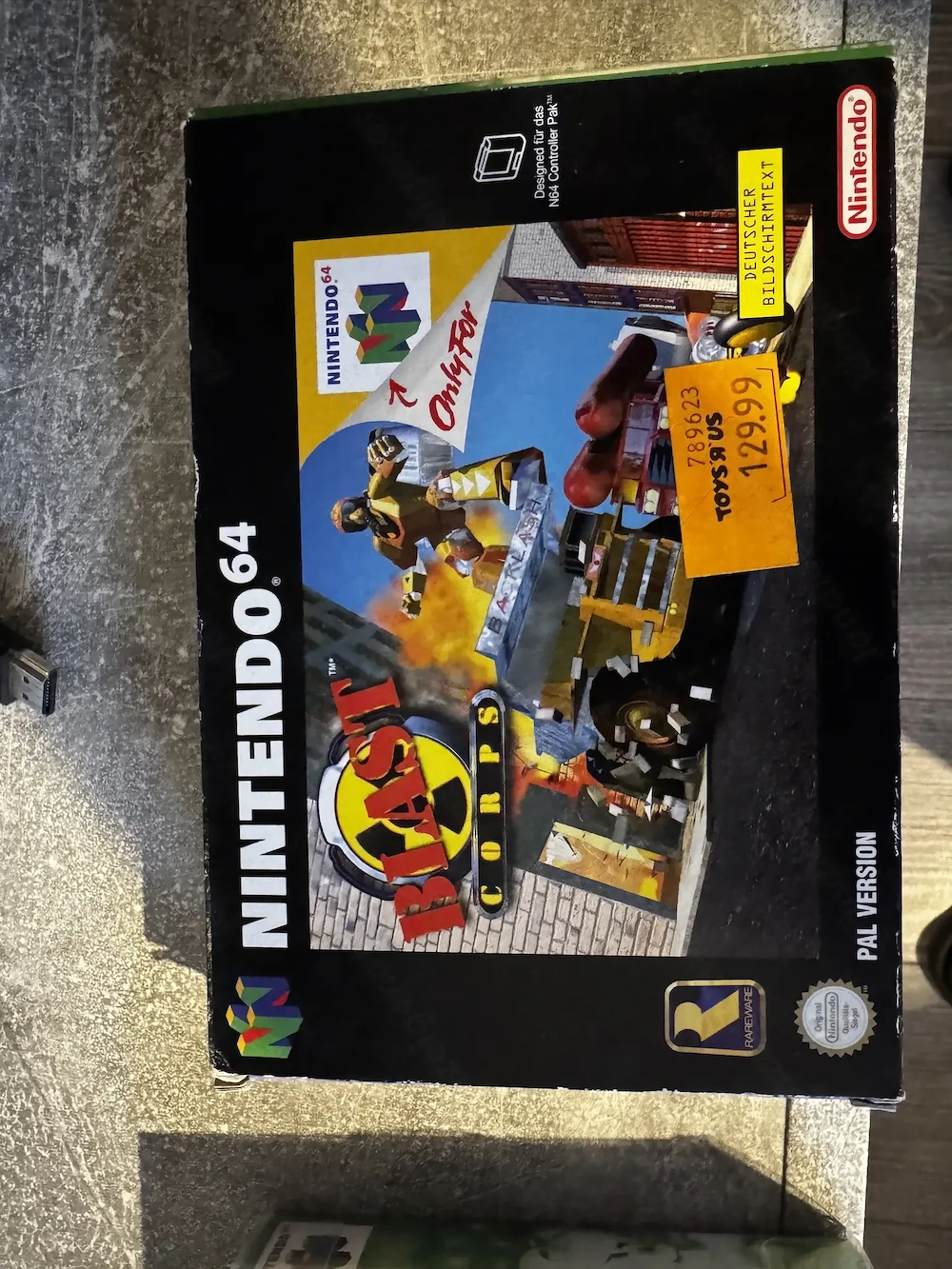 Nintendo 64 Blast Corps PAL mit OVP & Anleitung   N64