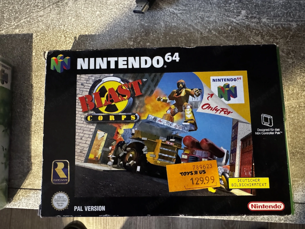 Nintendo 64 Blast Corps PAL mit OVP & Anleitung   N64