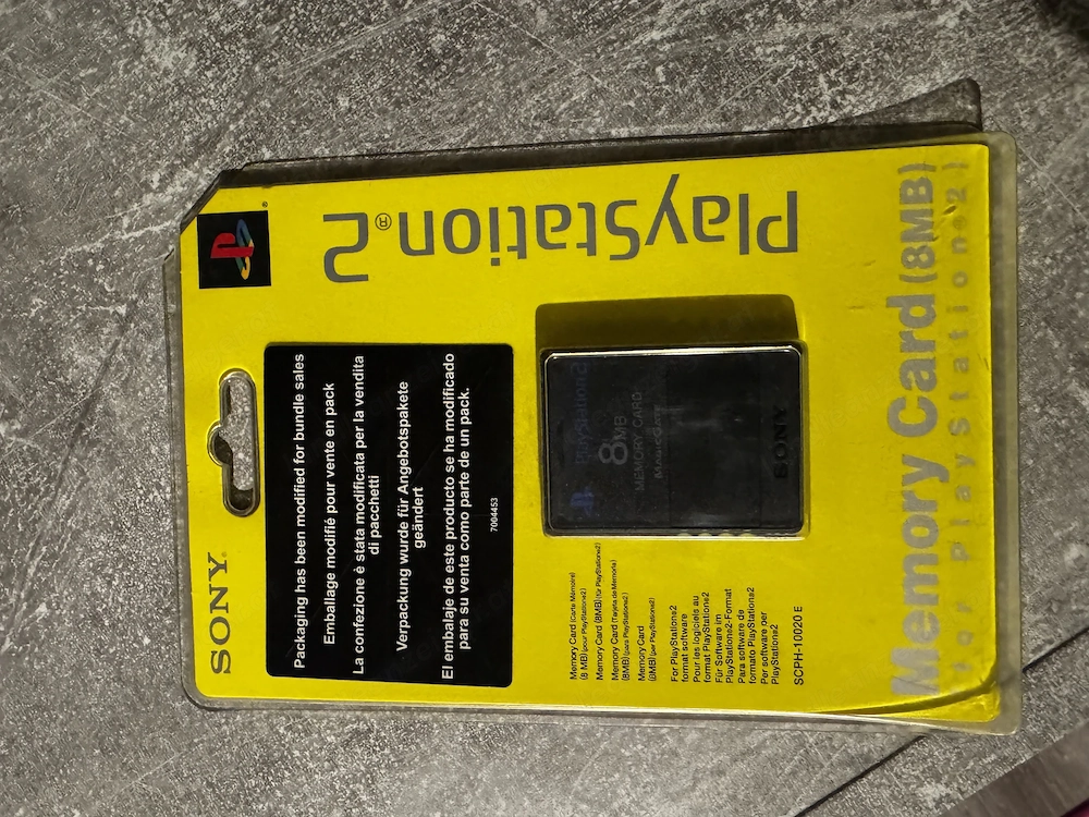 Sony PS2 Memory Card 8MB SCPH-10020 E   NEU   Sealed OVP