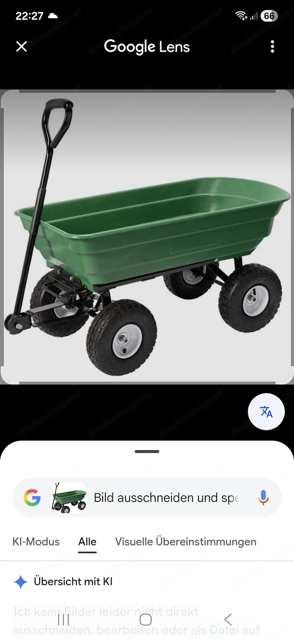 Bollerwagen für Garten arbeiten 