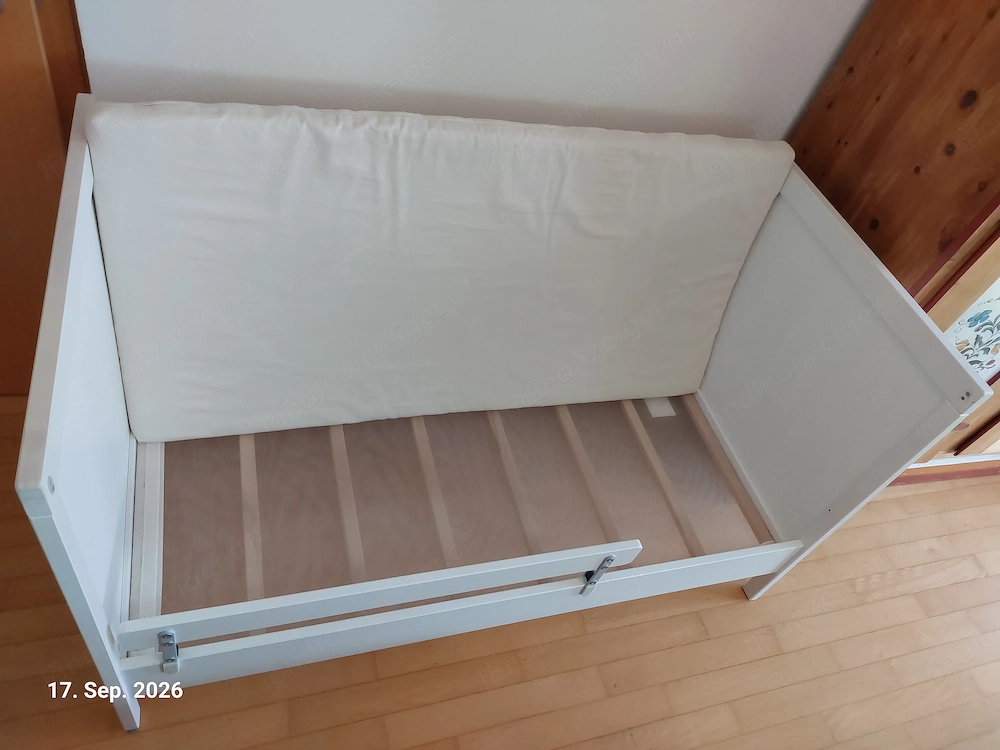 Babybett  Gitterbett   Kleinkindbett Sundvik von Ikea