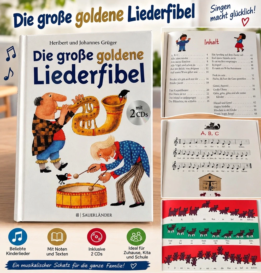 Buch - die große goldene Liederfibel