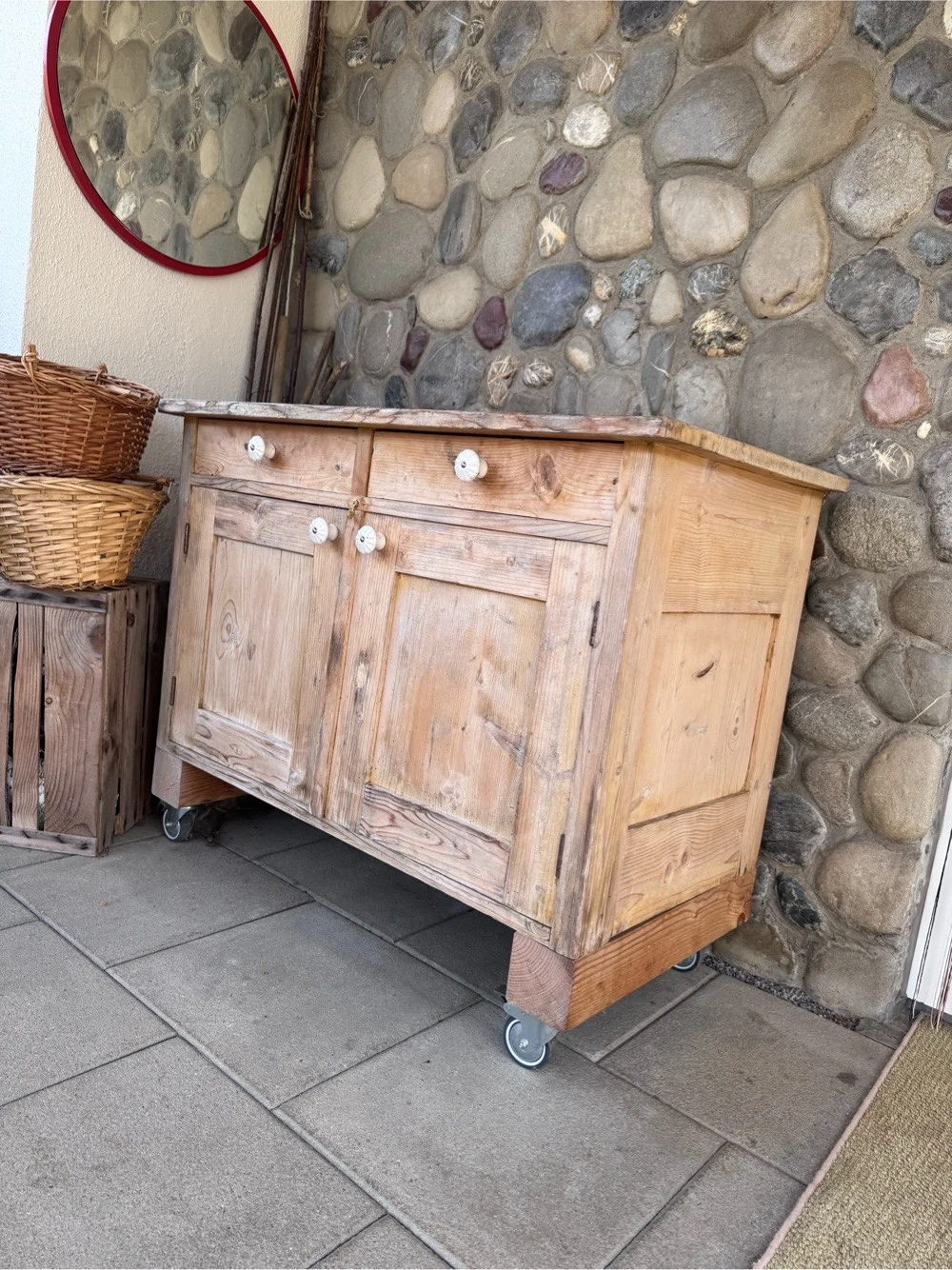 Kästchen aus echtem Fichtenholz