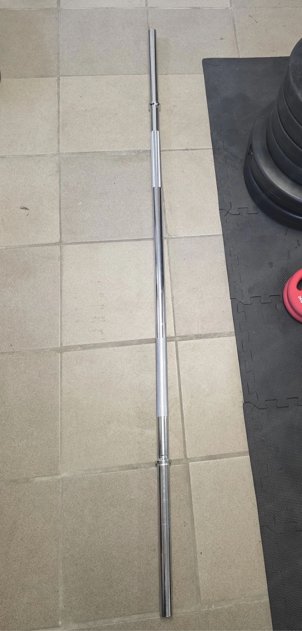 Hantelstange 30mm Durchmesser mit Verschlussclips