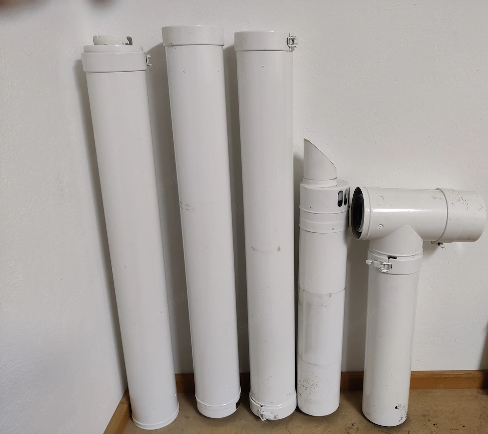 Abgasrohre für Gastherme