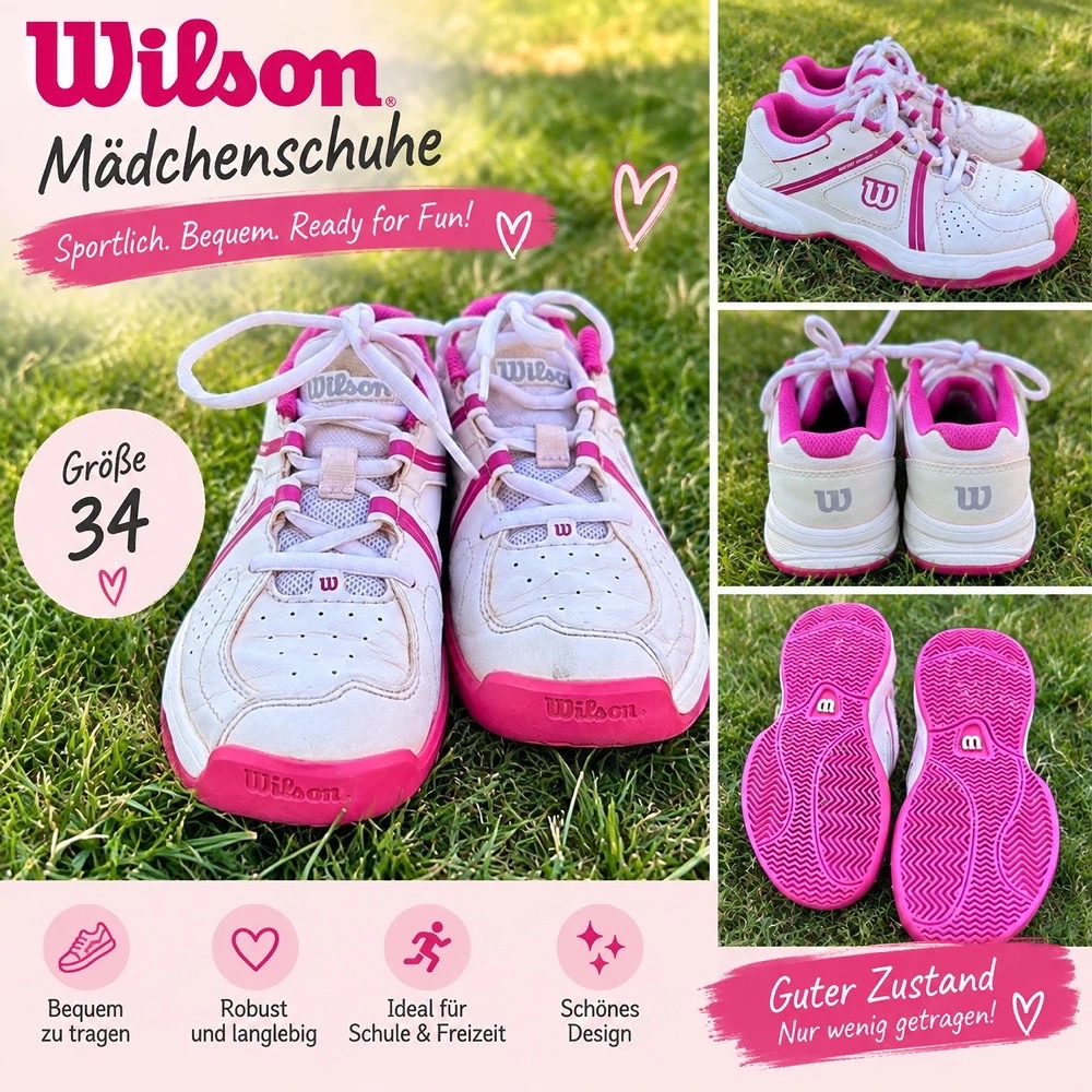 Tennisschuhe Kinder Gr. 30 Wilson