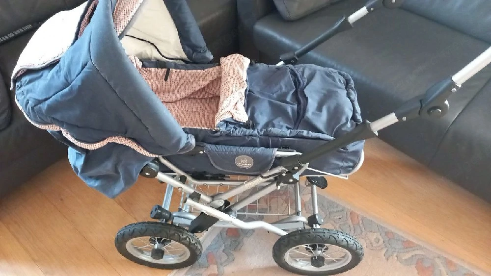 Naturkind Kombi-Kinderwagen Bio Baumwolle