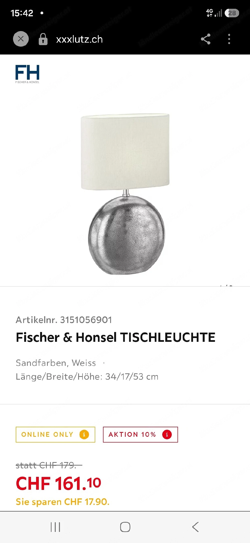 Tischleuchte
