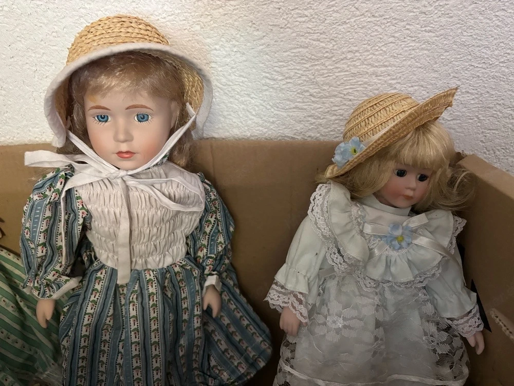 Große Sammlung Porzellanpuppen, Clowns, Pierrots & Harlekine