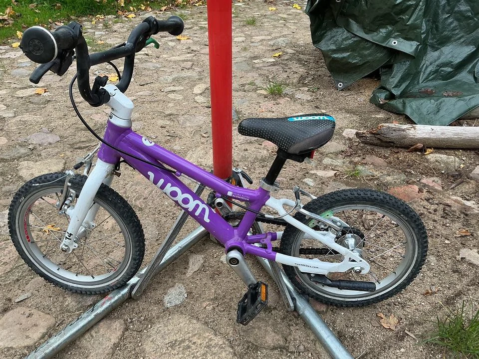 Woom 2 kinderfahrrad 14 zoll in Lila