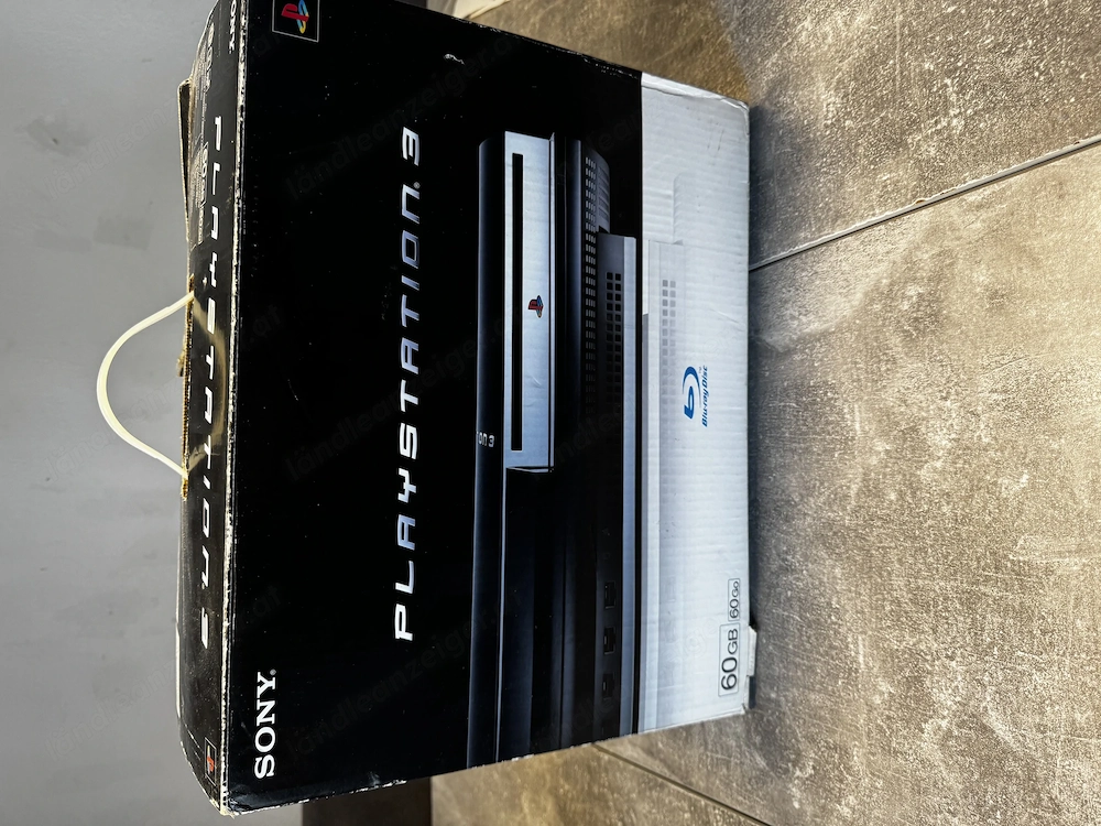 Sony PlayStation 3 PS3 Fat 60GB CECHC04 mit OVP & Zubehör - DEFEKT