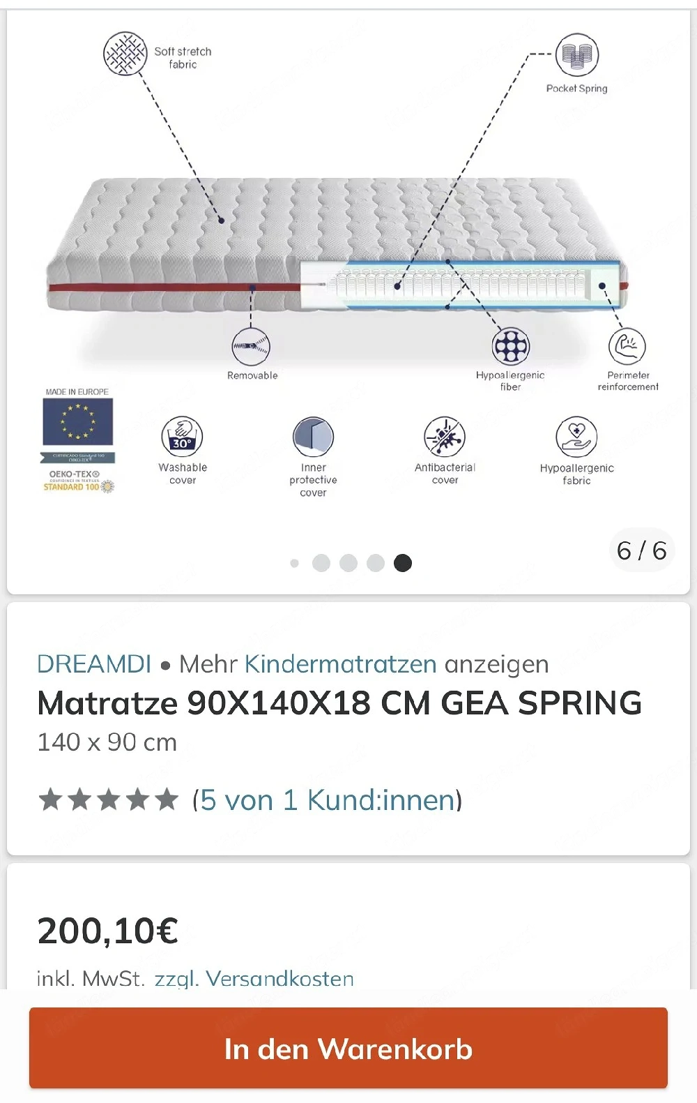 Kinder-Ausziehbett