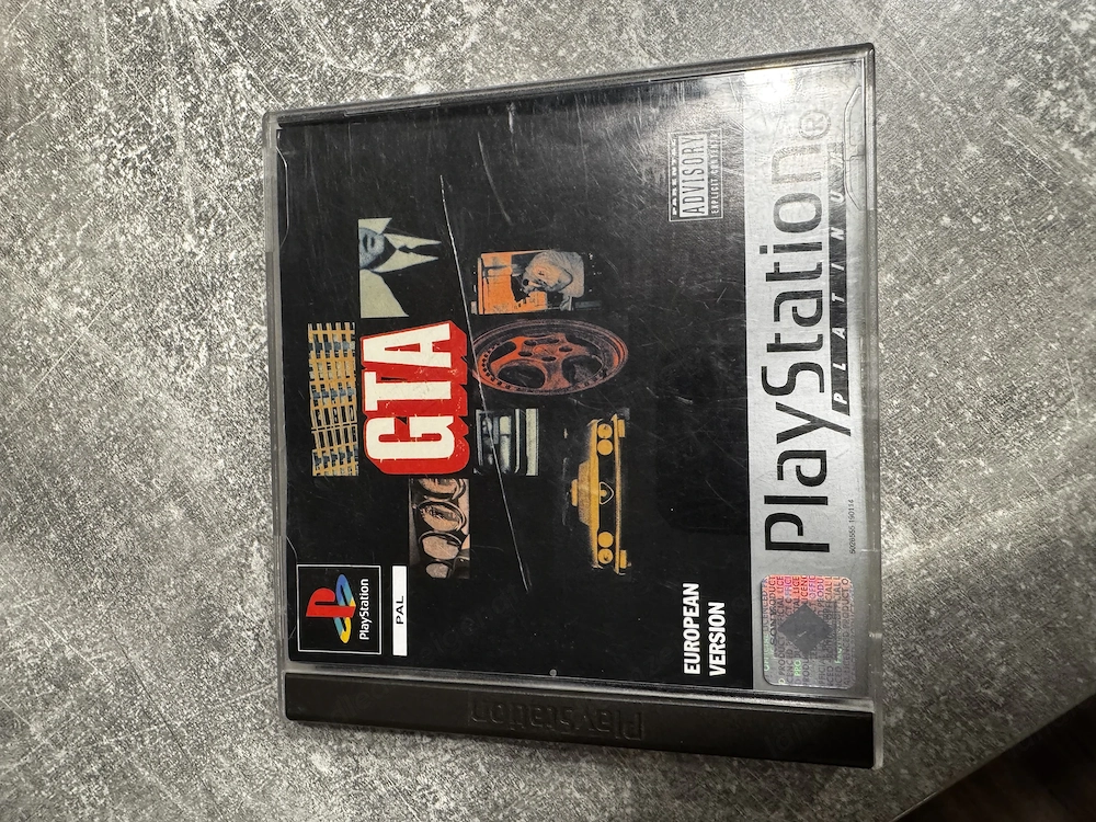 GTA - Grand Theft Auto - PS1   PlayStation 1 - PAL - komplett