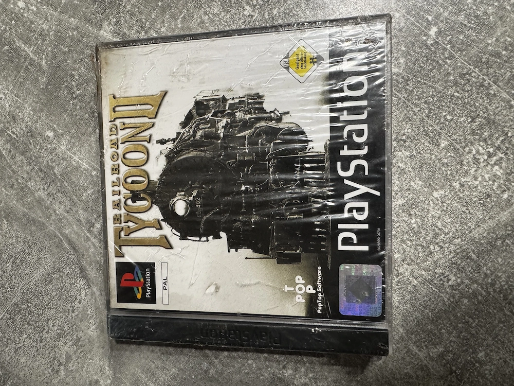 Railroad Tycoon II - PS1 - PAL - NEU & originalverpackt   versiegelt