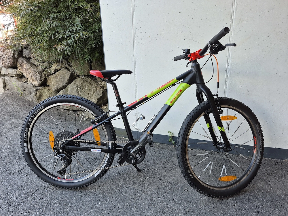 Cube Reaction 240 SL, red n green n black, Kinderfahrrad,  Schwalbe Hinterreifen NEU