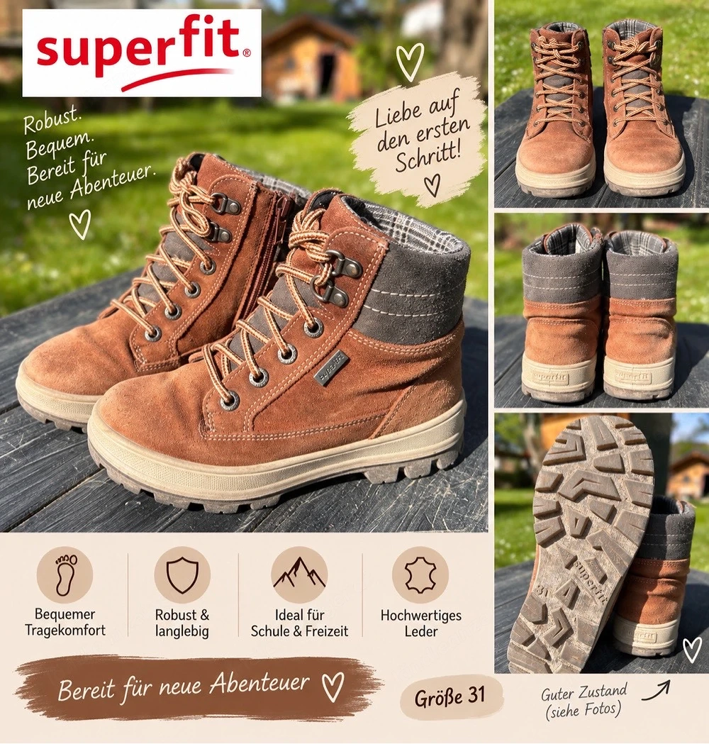 Lederschuh Gr. 31 Superfit