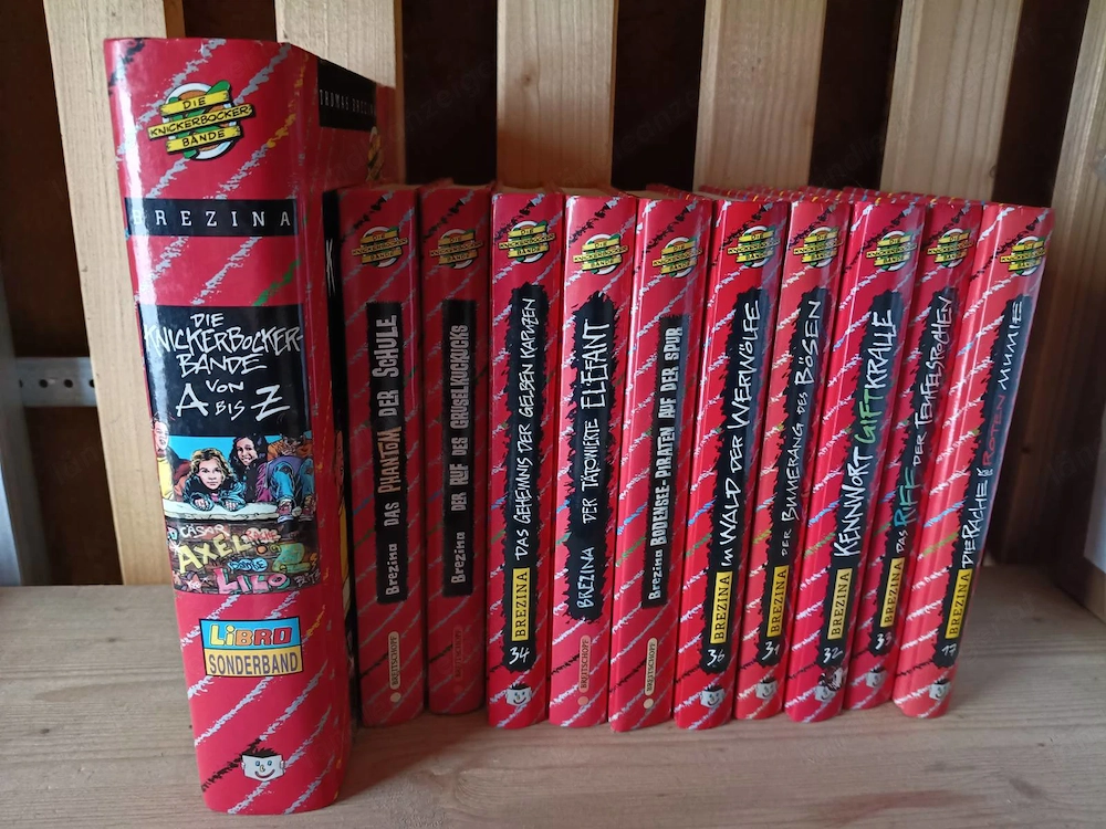 Die Knickerbocker Bande   Buchpaket (11 Bände inkl. Sonderband von A bis Z)