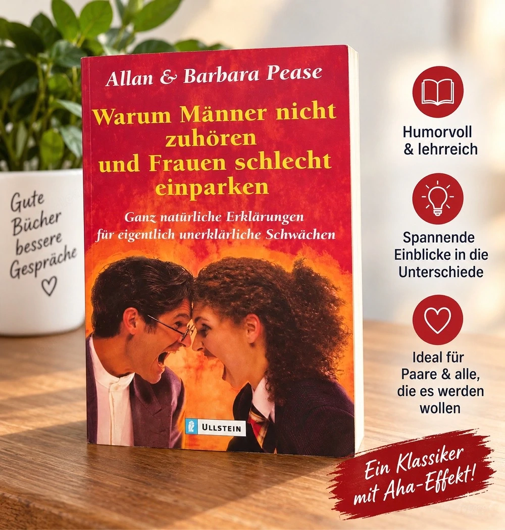 Warum Männer nicht zuhören und Frauen schlecht einparken