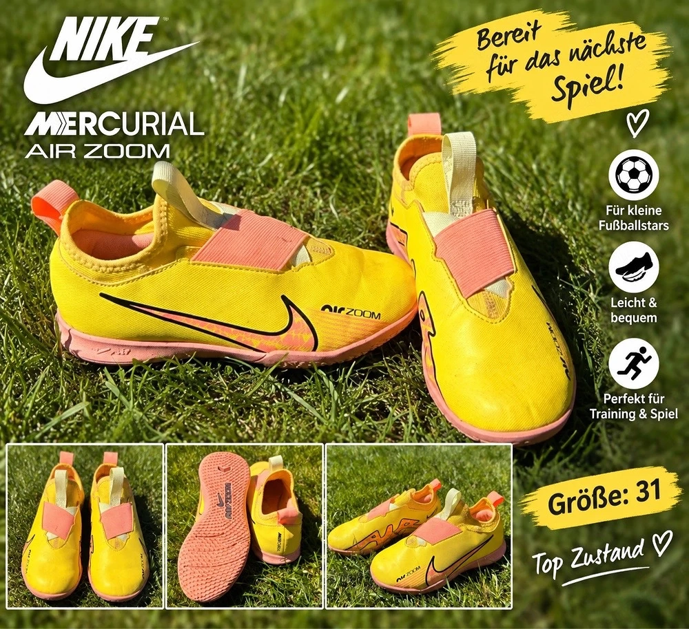 Fussbalschuhe Gr. 33 Nike Air