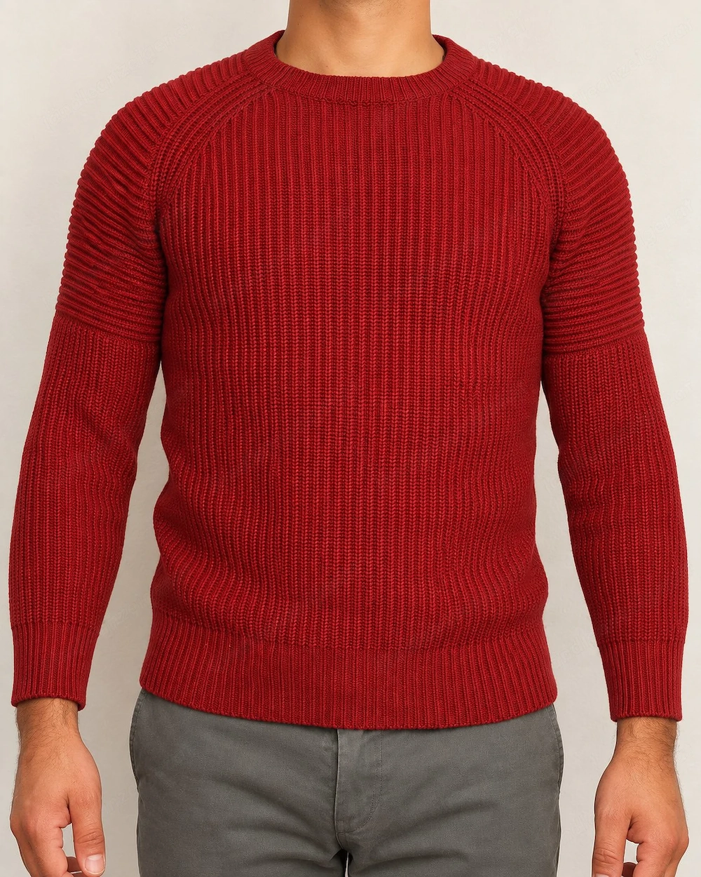 Esprit Herren Strickpullover rot Größe S